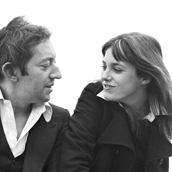 Serge Gainsbourg et Jane Birkin à Cannes en 1969.