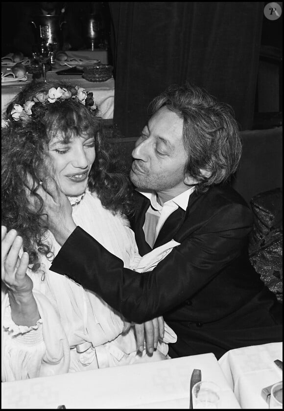 Jane Birkin et Serge Gainsbourg au Raspoutine en janvier 1978.