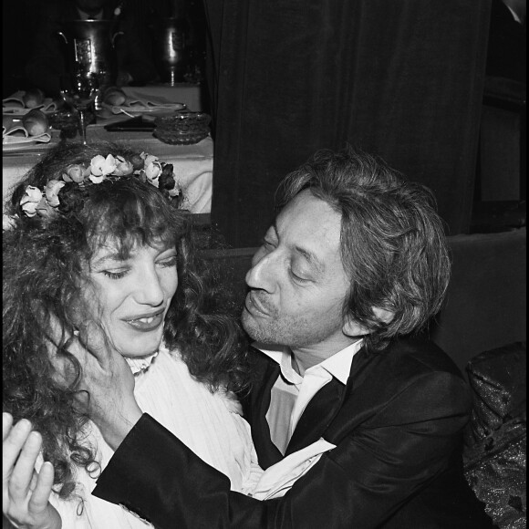Jane Birkin et Serge Gainsbourg au Raspoutine en janvier 1978.