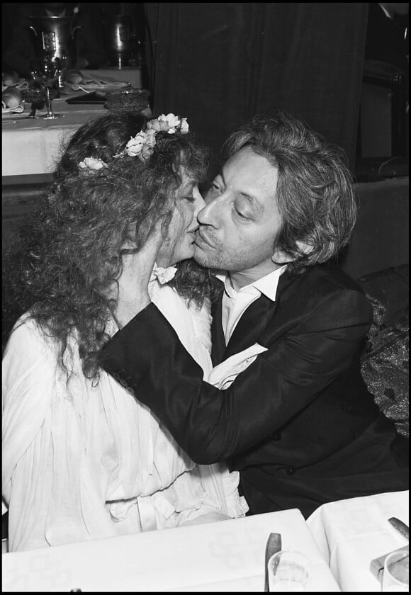 Jane Birkin et Serge Gainsbourg au Raspoutine en janvier 1978.