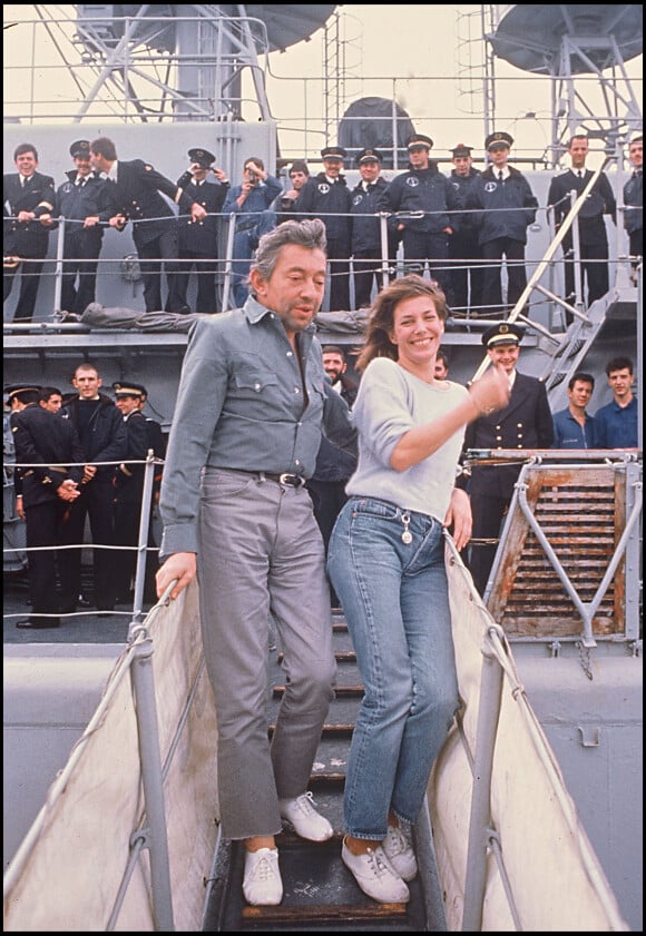Serge Gainsbourg et Jane Birkin en novembre 1984.
