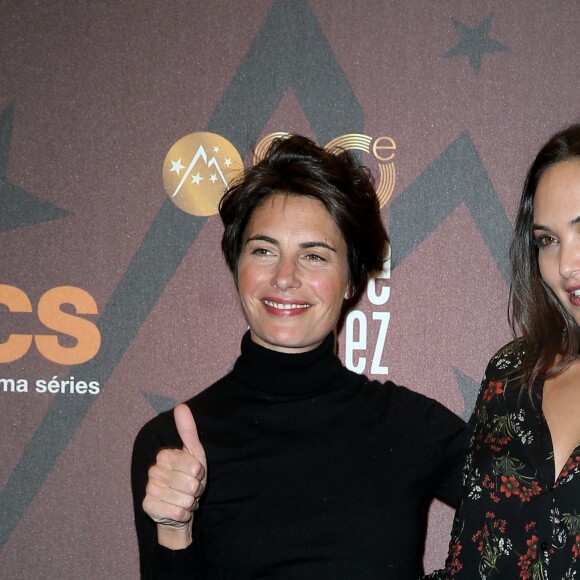 Alessandra Sublet, Valérie Bégue (Miss France 2008) - 20ème festival de Comédie à l'Alpe d'Huez le 19 janvier 2017. © Dominique Jacovides/Bestimage