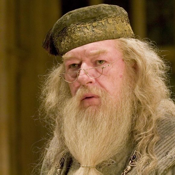 Michael Gambon dans la peau d'Albus Dumbledore.