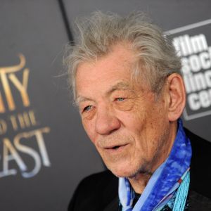 Ian McKellen à la projection de "La belle et la bête" au Lincoln Center à New York le 13 mars 2017.
