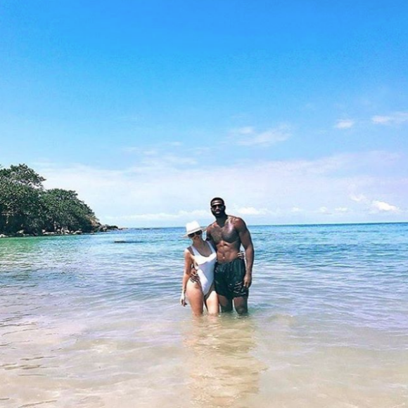 Khloé Kardashian et Tristan Thompson en vacances en Jamaïque début mars 2017.