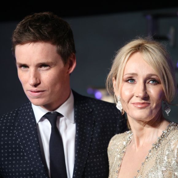 Eddie Redmayne, J.K Rowling à la première de 'Fantastic Beasts And Where To Find Them' à Londres, le 15 novembre 2016 F
