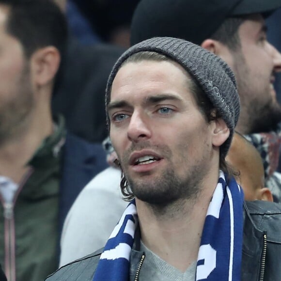 Camille Lacourt - People assistent au match amical de football entre la France et l' Espagne au Stade de France à Saint-Denis le 28 mars 2017. La france s'incline sur le score de 2 à 0. © Cyril Moreau/Bestimage