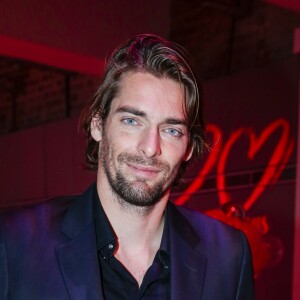 Exclusif - Camille Lacourt - Le Prix Clarins pour l'enfance fête ses 20 ans et récompense sa nouvelle femme de coeur L.Hallyday pour son association La Bonne Étoile à l'hôtel Salomon de Rothschild à Paris, France, le 14 mars 2017. © Borde-Jacovides/Bestimage