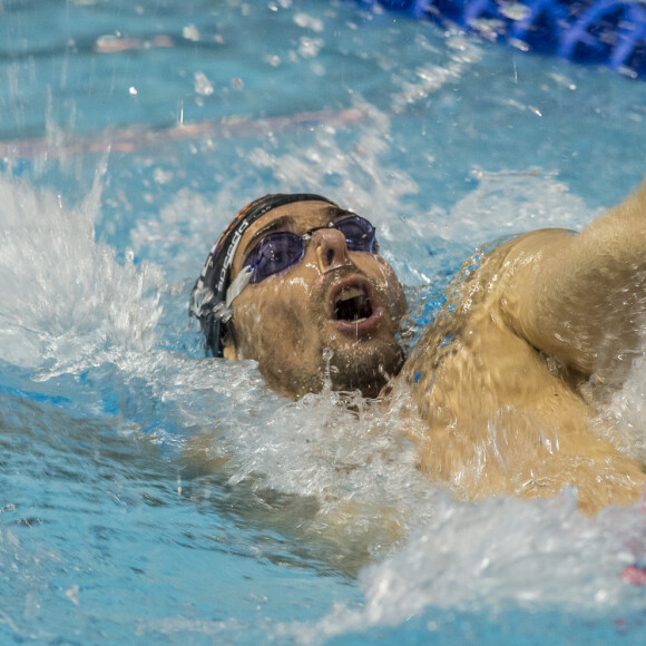 Camille Lacourt lors du meeting de natation "Golden Tour Camille Muffat" à Nice, France, le 4 février 2017. © JLPPA/BEstimage