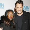 Vincent Cerutti et sa compagne Hapsatou Sy lors de l'avant-première du film "Demain tout commence" au Grand Rex à Paris le 28 novembre 2016.