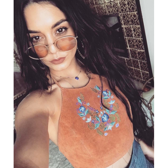 Vanessa Hudgens à Indio pour le Coachella Festival le 14 avril 2017