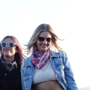 Alessandra Ambrosio et des amies à l'ouverture du festival de Coachella à Indio, le 14 avril 2017.