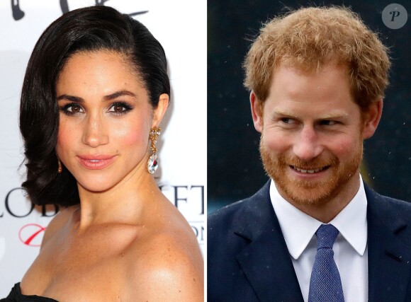 File photos of Meghan Markle and Prince Harry, as Harry's girlfriend has been spotted in London amid unconfirmed reports she is enjoying her first stay at Kensington Palace since their relationship was made public in November 11, 2016. Photo by PA Photos/ABACAPRESS.COM11/11/2016 - London