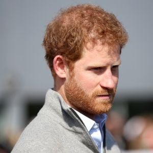 Le prince Harry avec l'équipe du Royaume-Uni pour les "Invictus Games Toronto 2017 "au Village de formation sportive de l'Université de Bath, Royaume Uni, le 7 avril 2017.