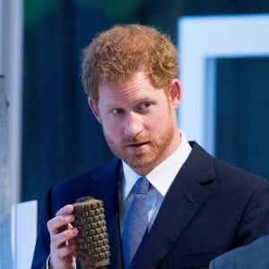 Le prince Harry assiste à la réception "Landmine Free World 2025" pour la Journée internationale de sensibilisation aux mines au palais Kensington à Londres. Le 4 avril 2017