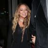 Mariah Carey sortant du Catch restaurant à West Hollywood, le 24 mars 2017.