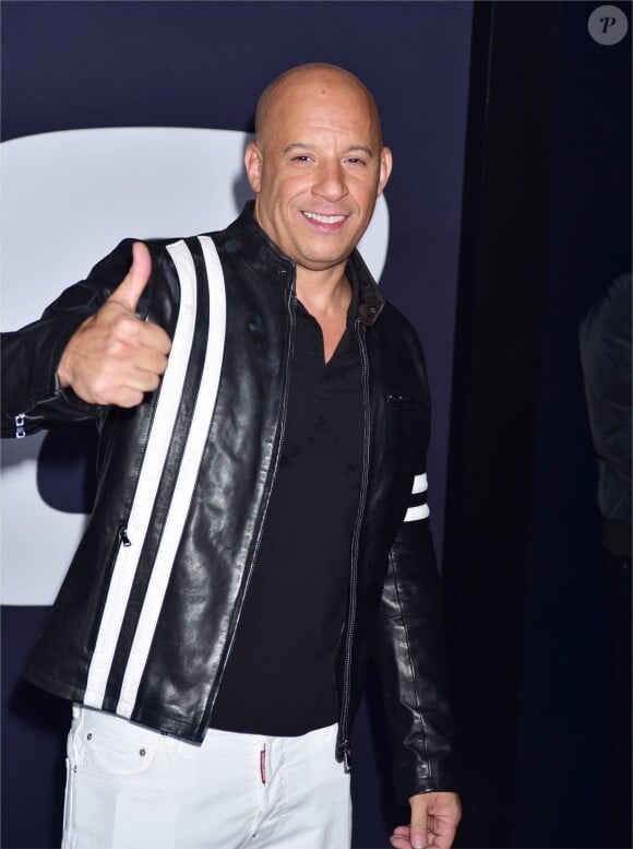 Vin Diesel à la première de 'Fate Of The Furious' à Radio City Music Hall à New York, le 8 avril 2017 © CPA/Bestimage