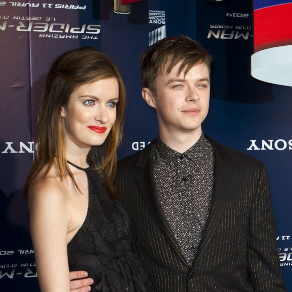 Dane DeHaan et sa femme Anna Wood - Avant-première du film "The Amazing Spider-Man 2: Le Destin d'un Héros" à Paris, le 11 avril 2014.