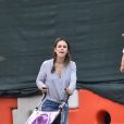 Hayden Christensen et Rachel Bilson avec leur fille Briar Rose à New York le 20 juillet 2016.
