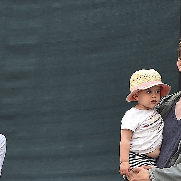 Hayden Christensen et Rachel Bilson avec leur fille Briar Rose à New York le 20 juillet 2016.