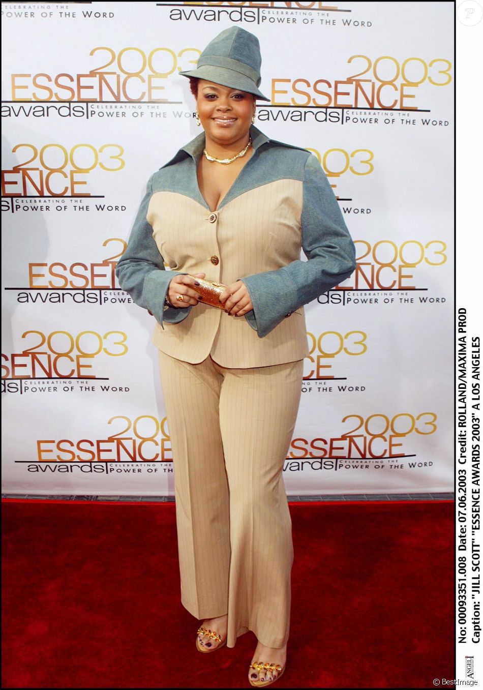 Jill Scott lors des Essence Awards à Los Angeles en 2003 Purepeople