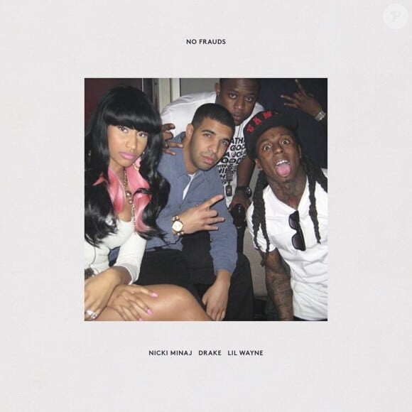 Illustration du single "No Frauds" de Nicki Minaj, feat. Drake et Lil Wayne.