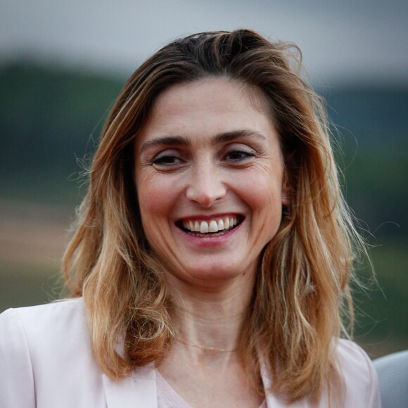 La comédienne française Julie Gayet était la marraine d'une soirée caritative à l'occasion de Octobre Rose, pour sa fondation "Fonds pour la Santé des Femmes", en faveur de la lutte contre le cancer du sein, le 14 octobre 2016. © Olivier Huitel / Crystal Pictures / Bestimage