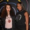 Naomi Campbell et Iman Pérez - Lancement de la collection "Child at Heart" par Naomi Campbell et Diesel à Paris le 20 avril 2017. © Vereen/Bestimage