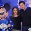 Faustine Bollaert et son mari Maxime Chattam - 25e anniversaire de Disneyland Paris à Marne-La-Vallée le 25 mars 2017 © Veeren Ramsamy / Bestimage