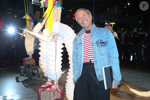Jean-Paul Goude au Dîner annuel de la Société des Amis du musée national d'art moderne au Centre Pompidou à Paris, avec comme invité d'honneur J.P Goude, le 25 avril 2017. © CVS/Bestimage