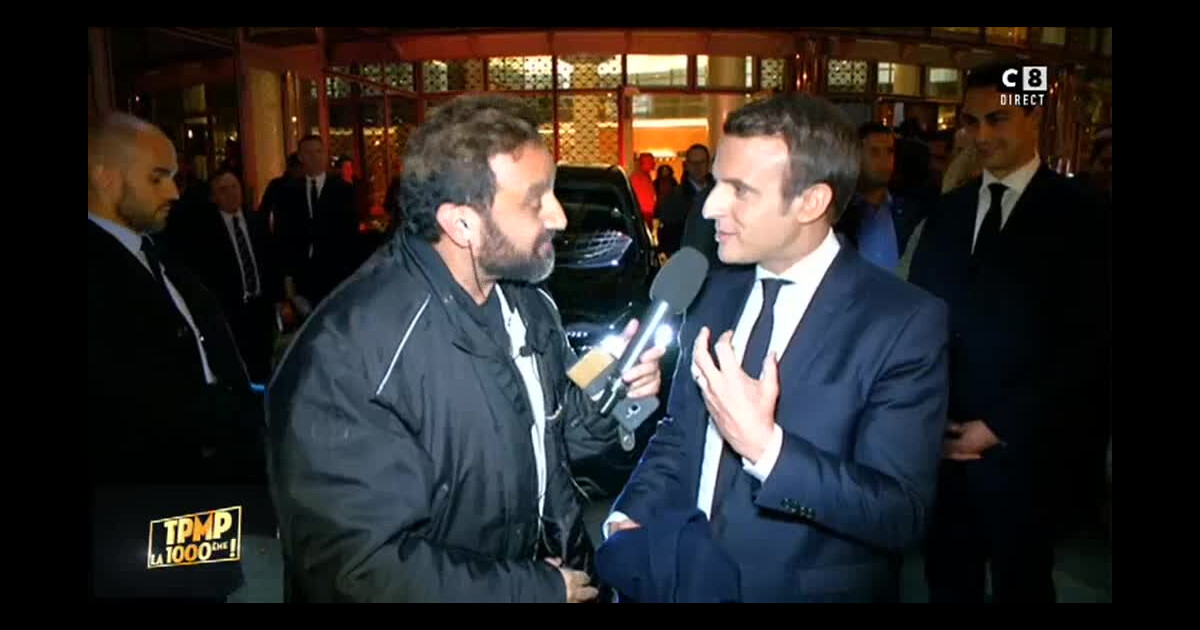 TPMP : Emmanuel Macron Et Cyril Hanouna, L'improbable Rencontre En Live ...