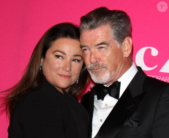 Pierce Brosnan et sa femme Keely Shaye Smith à la soirée MOCA au Geffen Contemporary à Los Angeles, le 29 avril 2017 © AdMedia via Zuma/Bestimage
