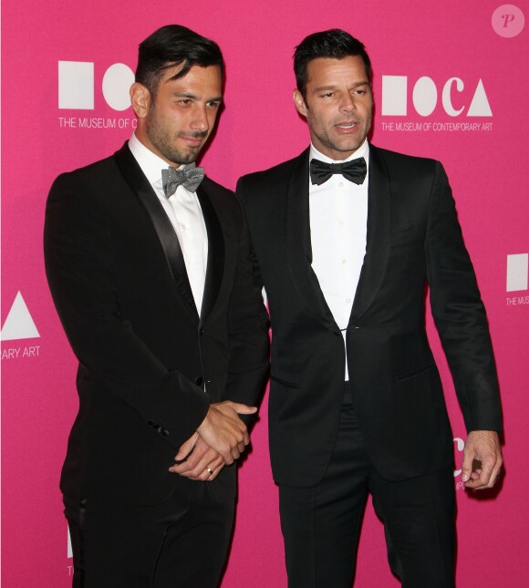 Ricky Martin et son fiancé Jwan Yosef à la soirée MOCA au Geffen Contemporary à Los Angeles, le 29 avril 2017