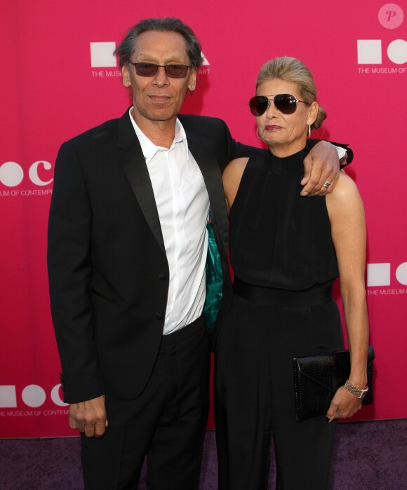 Alex Van Halen et sa femme Stine Schyberg à la soirée MOCA au Geffen Contemporary à Los Angeles, le 29 avril 2017