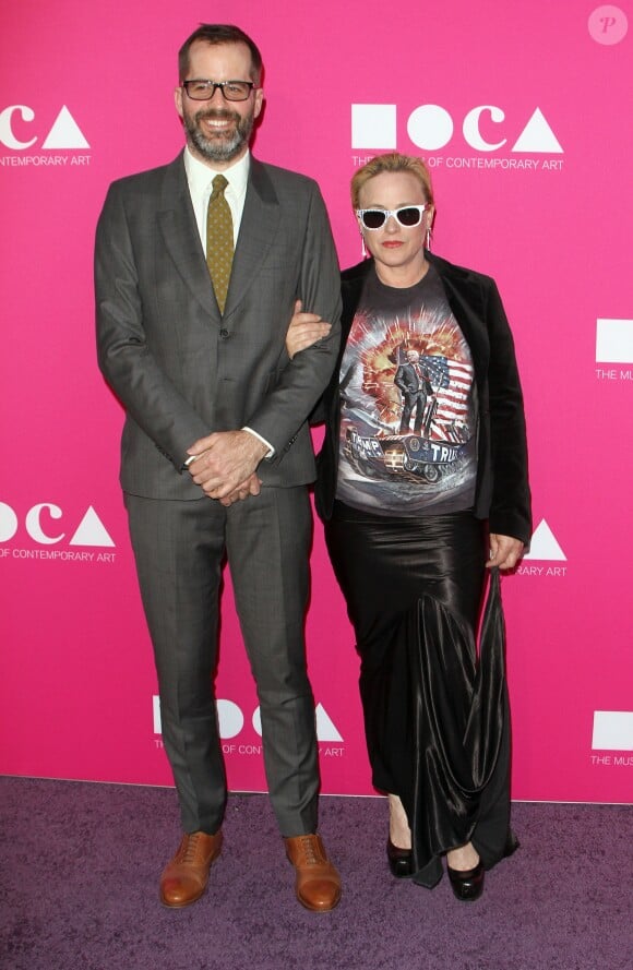 Patricia Arquette et son compagnon Eric White à la soirée MOCA au Geffen Contemporary à Los Angeles, le 29 avril 2017