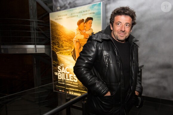 Semi-exclusif - Patrick Bruel à l'avant-première du film "Un Sac de Billes" à l'UGC De Brouckère à Bruxelles en Belgique le 17 janvier 2017.