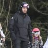 David Beckham - La famille Beckham profite de la neige pour skier dans la station de Whistler en Colombie-Britannique, Canada le 20 février 2017.