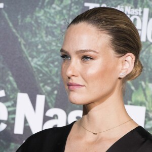 Bar Refaeli, enceinte, assiste à la première édition des Condé Nast Traveler Awards (cérémonie organisée par l'édition espagnole du magazine CN Traveler) à l'hôtel Ritz. Madrid, le 4 mai 2017.