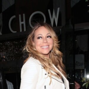 Mariah Carey est allée diner au restaurant Mr. Chow à Beverly Hills, le 29 avril 2017