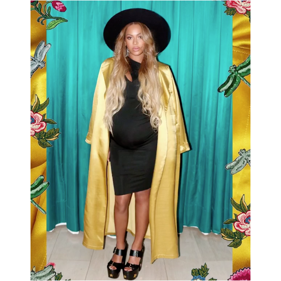 Beyoncé Knowles enceinte et stylée - Photo publiée sur sa page Instagram, le 10 mai 2017