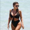 Newly Single Larsa Pippen Shows off Curves in a Black Monokini on the beach in Miami, FL, USA on May 10, 2017. Photo by INSTARimages/ABACAPRESS.COM11/05/2017 - Miami