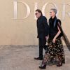 Johnny et Laeticia Hallyday assistent au défilé Christian Dior (collection croisière 2018) à Calabasas. Le 11 mai 2017.