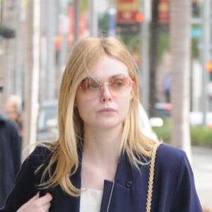 Exclusif - Elle Fanning à Beverly Hills, le 21 janvier 2017.