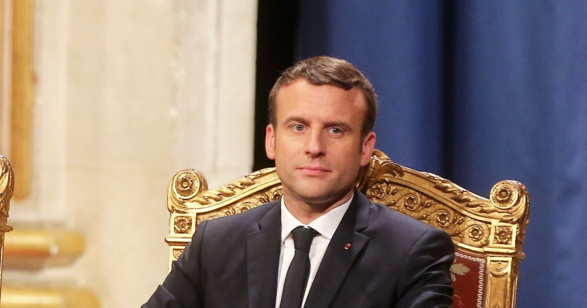 Emmanuel Macron - Le président de la République française E. Macron à l ...
