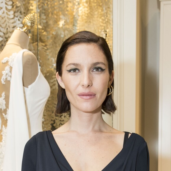 Exclusif - Joséphine de la Baume - Inauguration de la nouvelle boutique Pronovias à Paris. Le 17 novembre 2016 © Olivier Borde / Bestimage