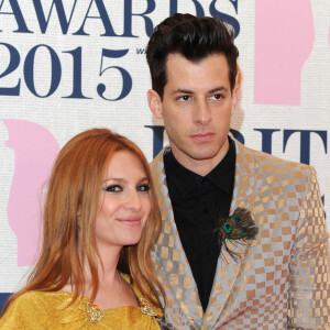 Joséphine de la Baume et son mari Mark Ronson - Soirée des "BRIT Awards 2015" à Londres, le 25 février 2015.