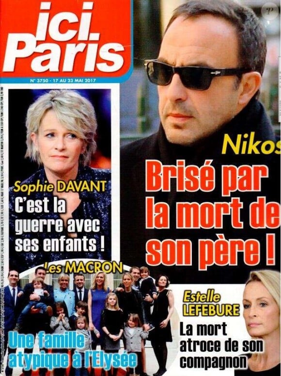 Couverture du magazine "Ici Paris", numéro du 17 mai 2017.