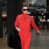 Fergie arrive à Milan à l'occasion de la Fashion Week à Milan le 25 février 2017.