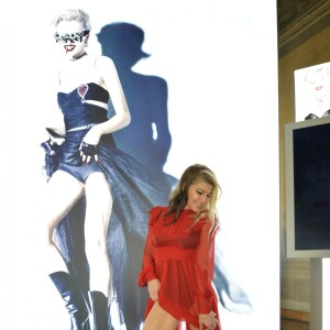 La chanteuse Fergie (Stacy Ferguson) - Cocktail An Issue by Steven Klein organisé par Vogue Italie à Milan le 24 Février 2017