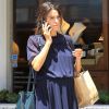 Exclusif - Nikki Reed, enceinte, est allée déjeuner au restaurant M Cafe à Beverly Hills. Le 16 mai 2017.